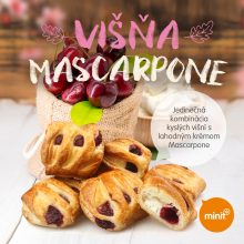 NOVINKA MINI duo višňa - mascarpone